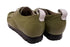 【arui_toe 3955BL カーキ】本革コンフォートモカシンデッキシューズ